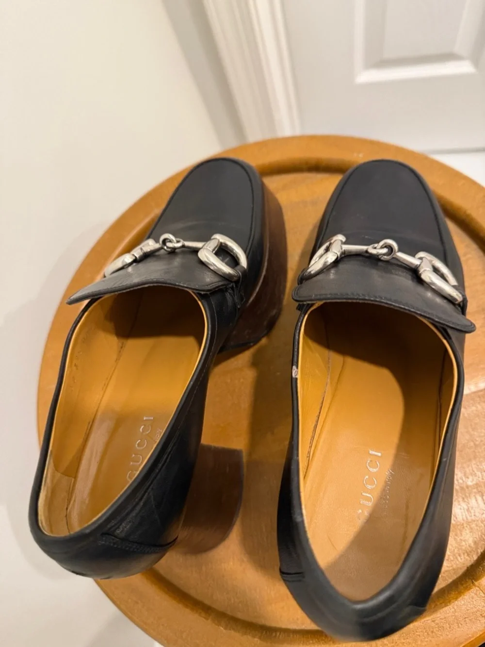 Gucci Houdan Horsebit Platform Loafers - Vintage - Picture 13 of 13